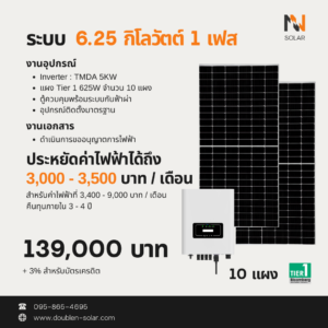 TMDA 6.25kW 1P