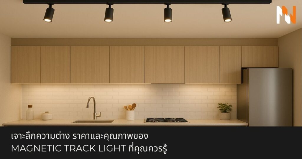 เจาะลึกความต่าง ราคาและคุณภาพของ Magnetic Track Light ที่คุณควรรู้