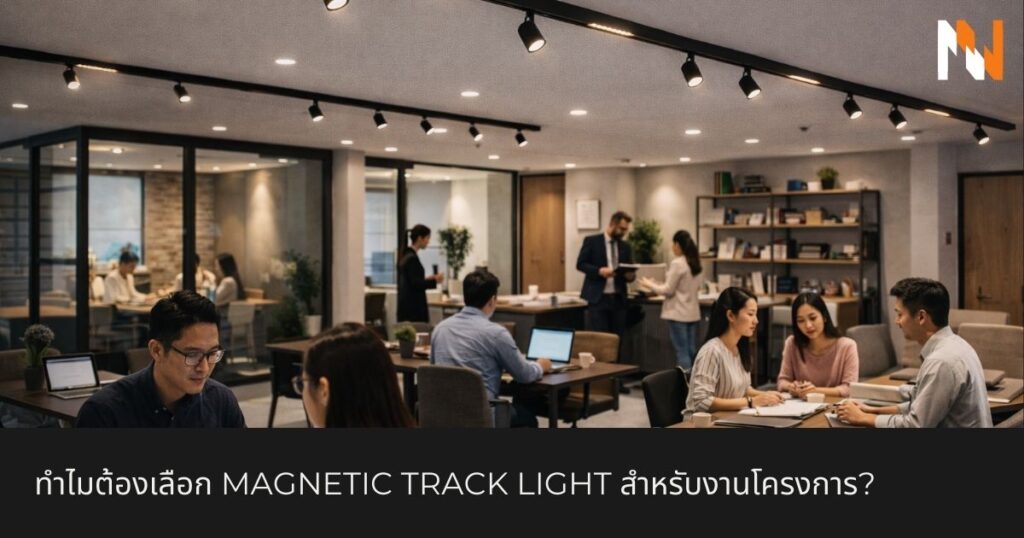 ทำไมต้องเลือก Magnetic Track Light สำหรับงานโครงการ